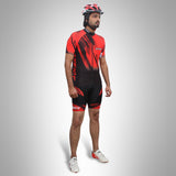 Cycling Kit Sublimation RedBlack  - Short & Jersey