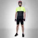 Demure Cycling Kit - Shorts & Jersey Black/FL